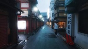 Enigma Style, Rainy Evening Walk In Asakusa, Tokyo, Japan, Sensō-Ji