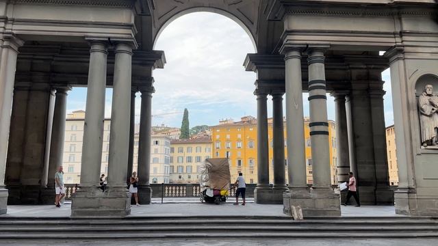 Италия🇮🇹[4К] Флоренция-Тоскана, красивый город, пешие прогулки по городу.