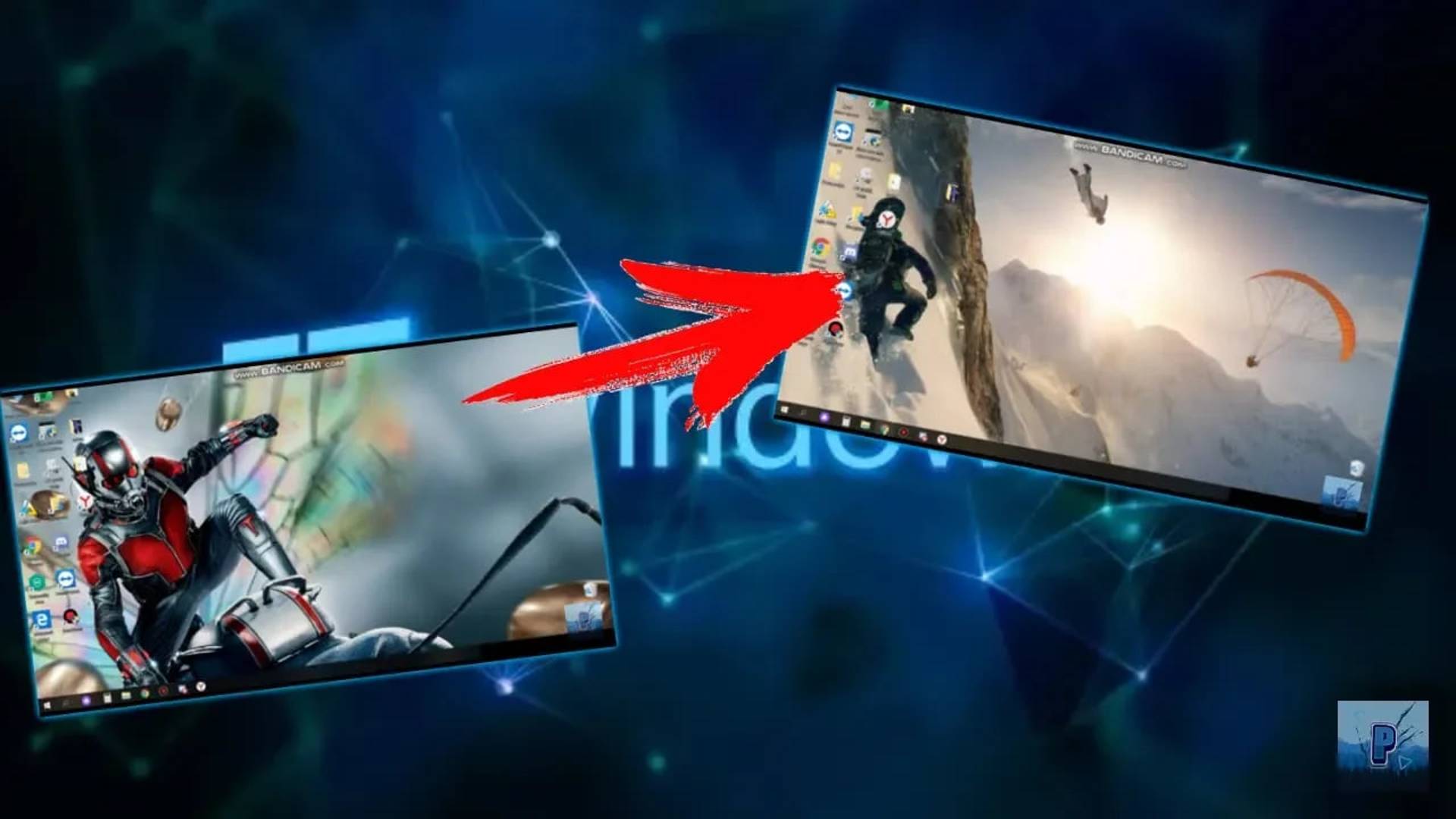 как сделать чтобы картинки на рабочем столе менялись автоматически (windows 10) смотреть онлайн