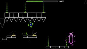 Geometry Dash прохождение пятого уровня base after base (на 3 монеты)