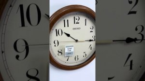 Настенные деревянные часы SEIKO QXA153BN для дома и офиса