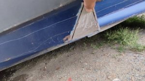 сгнил угол двери. устраняем коррозию