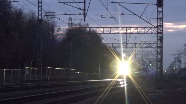 Электропоезд ЭС2Г-144 Ласточка сообщением Тверь - Москва смотреть онлайн