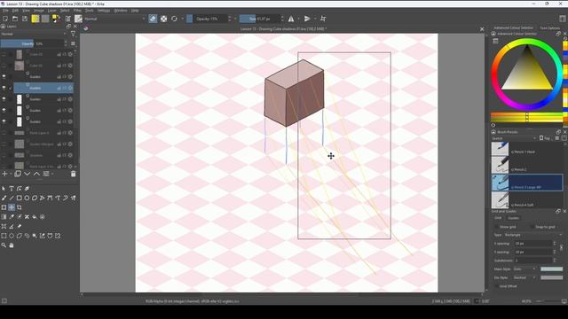 13. Cube Shadows. DRAWING ISOMETRIC 101 by Riaan Marais