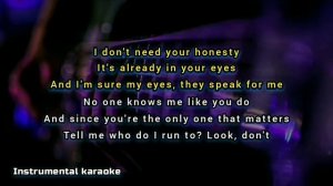 All i ask - Adele | karaoke - electric guitar | instrumental + lyrics cover