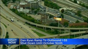 After fire damage, Dan Ryan bridge repairs expected to take another week