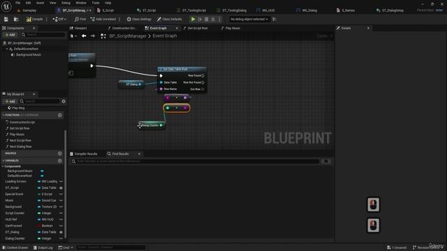 12 - Dialogue Widgets in UE5 Blueprint Coding for Message Playback