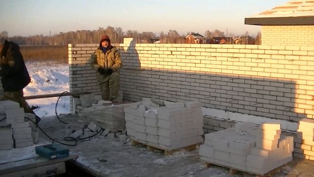Строительство дома из силиката