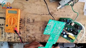 Hitachi split AC PCB repair | PCB repair compressor on off problem