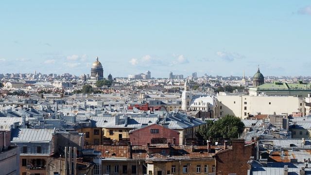 Вид на Санкт-Петербург с колокольни Владимирского собора