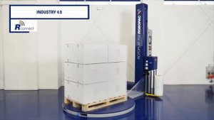 Robopac Rotoplat - полуавтоматический паллетоупаковщик с вращающимся столом