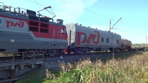 Электровоз ВЛ80с-1423 с грузовым поездом на перегоне пост 323-й километр - Чаглово