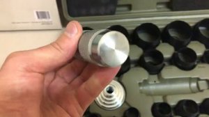 Набор просечек со сменными насадками 28 предметов (от 3-50 мм), в кейсе, Артикул: 376528