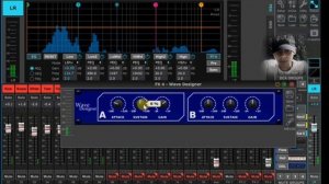 Drum Kick Balance .Compressor Settings  . Behringer xr 18 Mixer