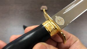 Нож "Финка-2 НКВД" Украшенная 40Х10С2М от Златоуст АиР