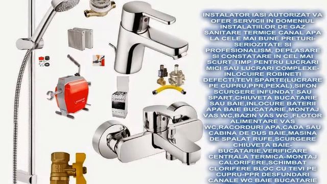 instalator iasi Nicolina,1, 2 şi 3, CUG 1 şi 2, Galata,1 şi 2, Podul de Piatră