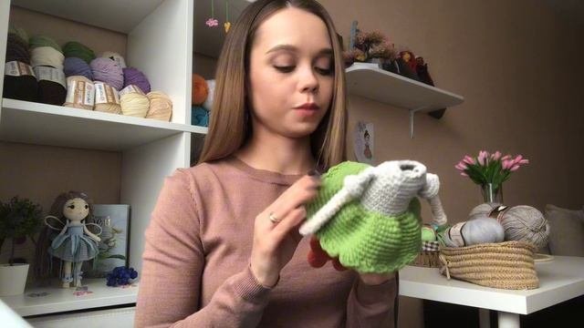 СвЯзала КуКлу/ ВяЖу из Остатков Пряжи/МноГо Вязальных ПроЦеСсов
