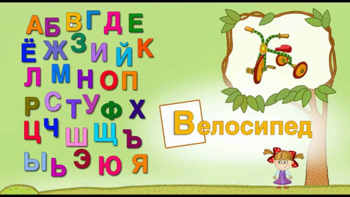 Учим русский Алфавит со словами в картинках