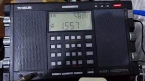 Наша Лента. 1557 кГц. СВ.  Tecsun H 501.(2)