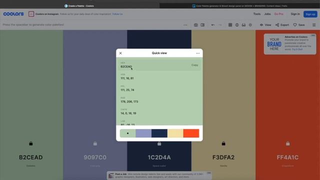 Free Color palette generator | How to use COOLOR смотреть онлайн