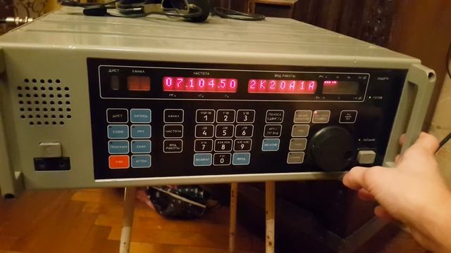 Russian Radio Receiver "Bragantina". Band 40m / РПУ "Бригантина". Диапазон 40м смотреть онлайн