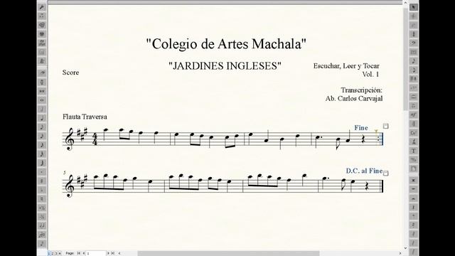 Jardines Ingleses 3ro Flauta Traversa. Escuchar, Leer y Tocar Vol. 1 смотреть онлайн