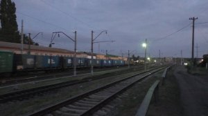 Новый "Ермак"! ВЛ80С-893А/856 с перегоняемым 3ЭС5К-1352 и грузовым поездом