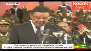 Jigjiga Speech, President Dr Mulatu The Ethiopian National Defense Force days