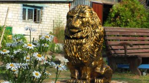 Комплект форм для скульптуры льва.