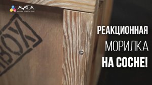 258. Сосновый дуб - реакционная морилка на сосне