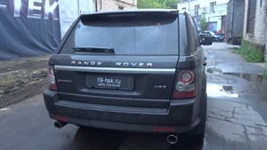 Бурлящая выхлопная система на Range Rover 4.4