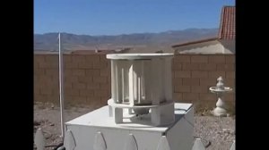 Вертикальная турбина ветровой электростанции - Vertical turbine wind power station