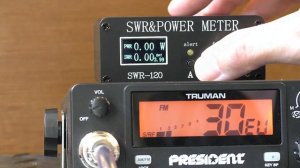 SWR-120 Digital SWR and Power Meter for CB and HAM radio REVIEW