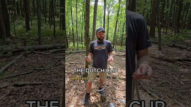 Hammock Camping Hacks - The Dutch Clip #hammockcamping #hammockvstent #camping