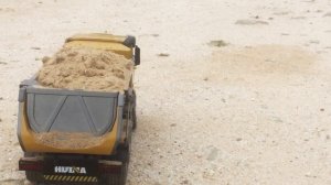 #VshareKH Amazing Digging RC Excavator Huina | RC Huina 1593 With Huina1582 Huina 1573 Tump Truck