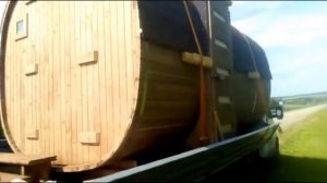 Квадро-баня «Лада» едет к заказчику