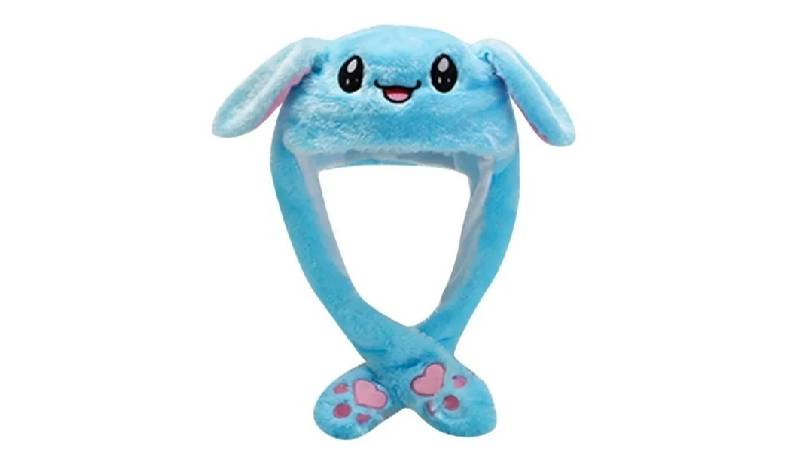 Обзор на Светодиодную шапку с подвижными ушками (Зайчик). смотреть онлайн