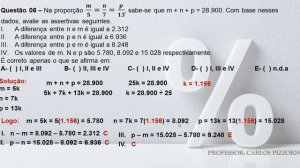 Exercícios de Fixação Proporção e Regra de Sociedades -  Resolvidos