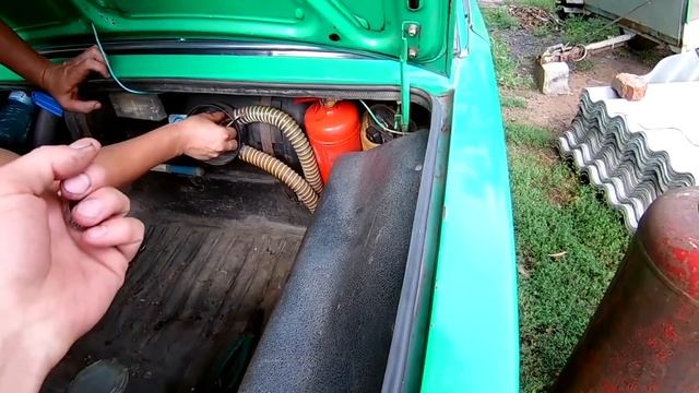 Заводим ВАЗ 2103 на самодельном газе смотреть онлайн