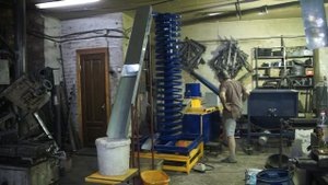 Охладитель гранул. Вибро-транспортер. Линия гранулирования