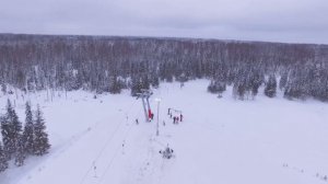 Аэросъемка горнолыжного клуба Любогорье
