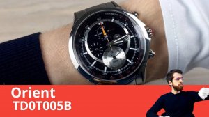 Будильник и Хронограф на литом браслете / Orient TD0T005B