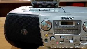 Radio cassete SONY CFD-V77S test băng Tuấn Vũ