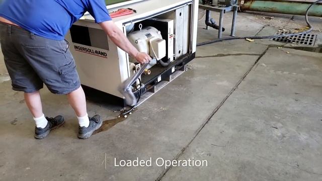 Used 40 HP Ingersoll Rand Rotary Screw Air Compressor SSR-EP40U смотреть онлайн