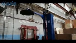 HL-1650P паллетоупаковщик с моторизированной кареткой с престрейчем и прижимом hualian