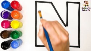 Dibuja Y Colorea El Abecedario 🎨🌈 Aprende Letras y Colores en Español 🅰️🅱️ Dibujos Para Niños