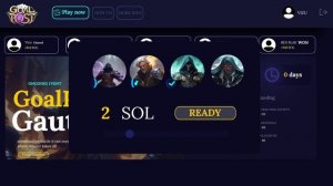 Обучающая анимация для начала игры на сайте.