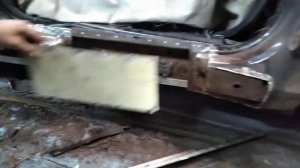 замена порогов и внутрених усилителей на чери тиго 2009года.