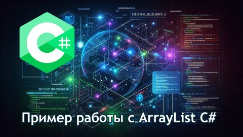 Пример работы с ArrayList C#