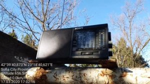 SW DX - The Voice of Korea test reception with Sony ICF-SW600